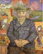 Vincent Van Gogh Portrait of Pere Tanguy France oil painting artist